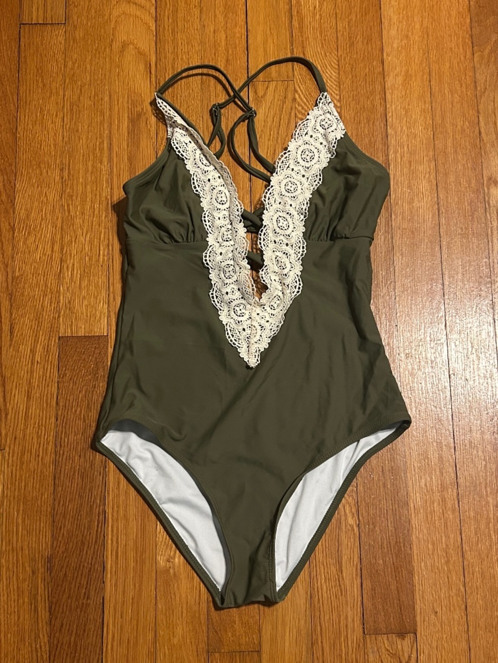 Cupshe Green One Piece Swimsuit Women’s S